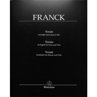 Franck Sonate A-Dur Viola Piano BA10918