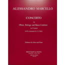 Marcello Concerto d-moll Oboe Klavier MR1891A