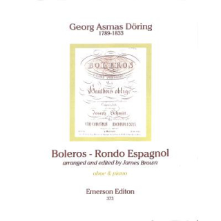 Doering Boleros Rondo Espagnol Oboe Klavier E373