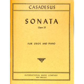 Casadesus Sonate F-Dur op 23 Oboe Klavier IMC2906