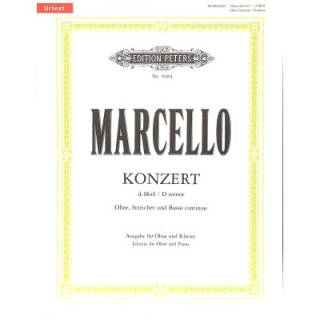 Marcello Concerto d-moll Oboe Klavier EP9484