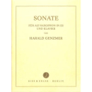 Genzmer Sonate Alt-Saxophone Klavier RE24010