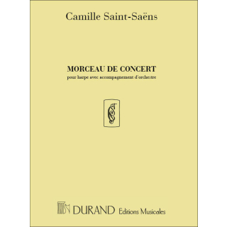 Saint-Saens Morceau de concert op 154 Harfe Klavier DF9625