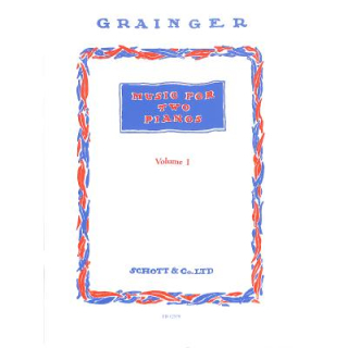 Grainger Music for two pianos 1 ED12579