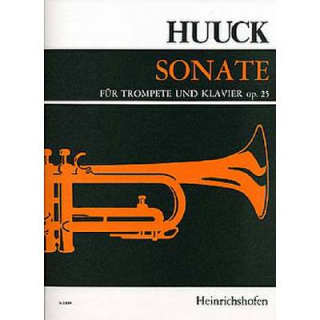 Huuck Sonate op 25 Trompete Klavier N1884