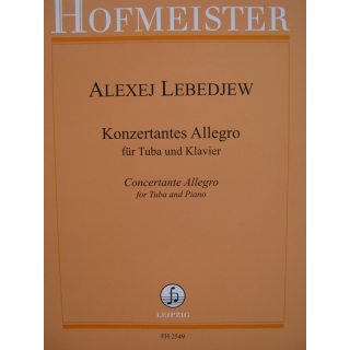 Lebedjew Konzertantes Allegro Tuba Klavier FH2549