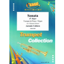 Caldara Sonata Eb Major Trompete Klavier EMR33907