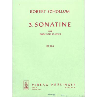 Schollum Sonatine 3 op 68/2 Oboe Klavier DO05251