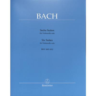Bach 6 Suiten BWV 1007-1012 Violoncello Solo BA320