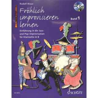 Mauz Fröhlich improvisieren lernen 1 Klarinette CD ED22816