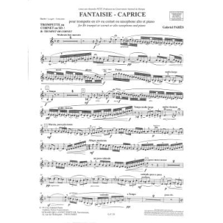 Pares Fantaisie Caprice Trompete Klavier GB20A