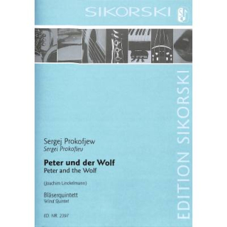Prokofieff Peter und der Wolf Bl&auml;serquintett SIK2397