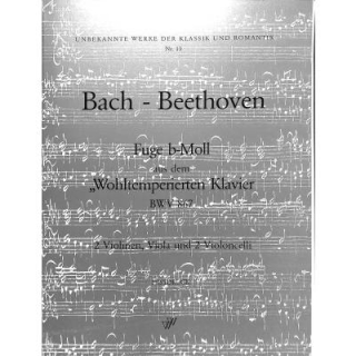 Beethoven Fuge b-moll (Wohltemperiertes Klavier) 2 VL VA 2 VC WW13