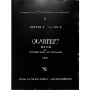 Glinka Quartett 1 D-Dur 2 VL VA VC WW33