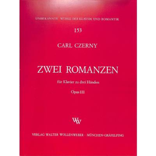 Czerny 2 Romanzen op 111 fuer Klavier zu drei Händen WW153