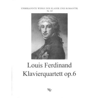 Ferdinand Prinz von Preussen Klavierquartett f-moll op 6 WW165