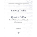 Thuille Quartett G-Dur 2 VL VA Cello WW211