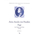 Anna Amalia von Preussen Fuge C-Dur Violine Viola WW161