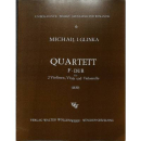 Glinka Quartett 2 F-Dur 2 Violinen Viola Violoncello WW6