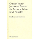 Jenner- Johannes Brahms als Mensch, Lehrer und...