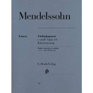 Mendelssohn Bartholdy Konzert e-moll op 64 Violine Klavier HN720