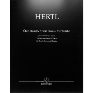 Hertl 4 Stücke Kontrabass Klavier BA11556