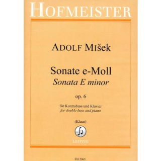 Misek Sonate e-moll op 6 Kontrabass Klavier FH2065
