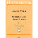 Misek Sonate e-moll op 6 Kontrabass Klavier FH2065