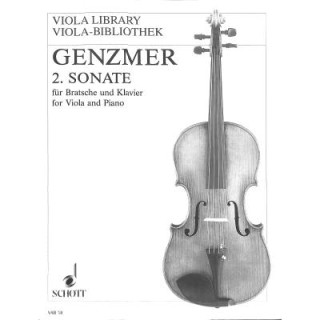 Genzmer Sonate 2 Viola Klavier VAB58
