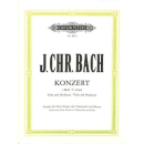Bach J. Ch. Konzert c-moll Viola Klavier EP8878