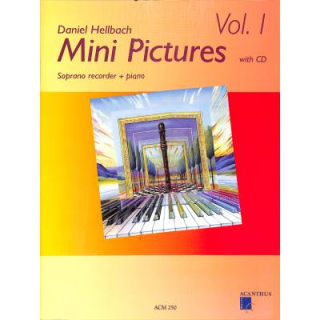 Hellbach Mini Pictures 1 Sopranblockflöte Klavier CD ACM250