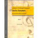 Pepusch 6 Sonaten 1 Sopranblockflöte Klavier N3148