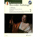 Bennets Renaissance Recorder Anthology 2 SBFL KLAV CD...