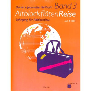 Hellbach Altblockflöten Reise 3 mit 4 CDs ACM268
