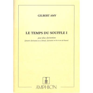 Amy Le Temps du Souffle 1 Klarinetten Duo A644