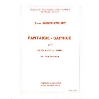 Semler Collery Fantasie Caprice Altsax Klavier ME7635