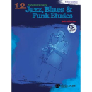 Mintzer 12 Medium easy Jazz Blues & Funk Etudes Tenorsax CD ALF37014