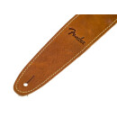 Fender Ball-Glove Leather Brown Gitarrengurt