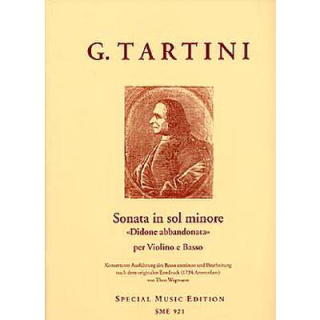 Tartini Sonate G-Moll op 1/10 Violine Klavier SME921