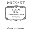 Mozart Rondo D-Dur KV 412 (386b) Horn Klavier GM1298