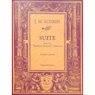 Schein Suite Banchetto Musicale Collection Brass Quintett EBR59004