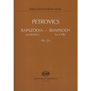 Petrovics Rhapsodie Nr 2A Cello EMB14279