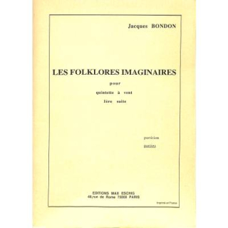 Bondon Folklores Imaginaires Bläser Quintett ME8602