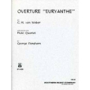 Weber Ouverture Euryanthe 4 Flöten SOUST409
