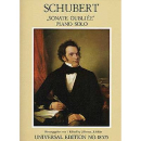 Schubert Sonate Oubliee Piano Solo UE18575