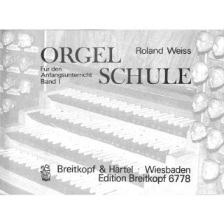 Weiss Orgelschule 1 Anfangunterricht EB6778