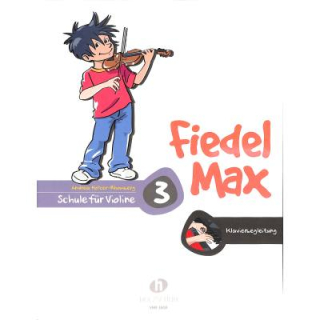 Holzer-Rhomberg Fiedel Max 3 Schule Violine Klavierbegl VHR3808