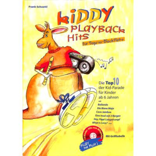 Schoettl Kiddy Playback Hits 1 Sopranblockflöte CD EM5423