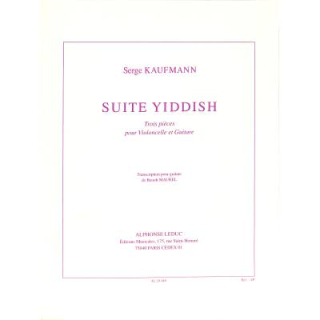 Kaufmann Suite Yiddish Trois Pieces Cello Gitarre AL29449