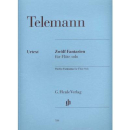 Telemann 12 Fantasien TWV 40:2-13 Flöte HN556